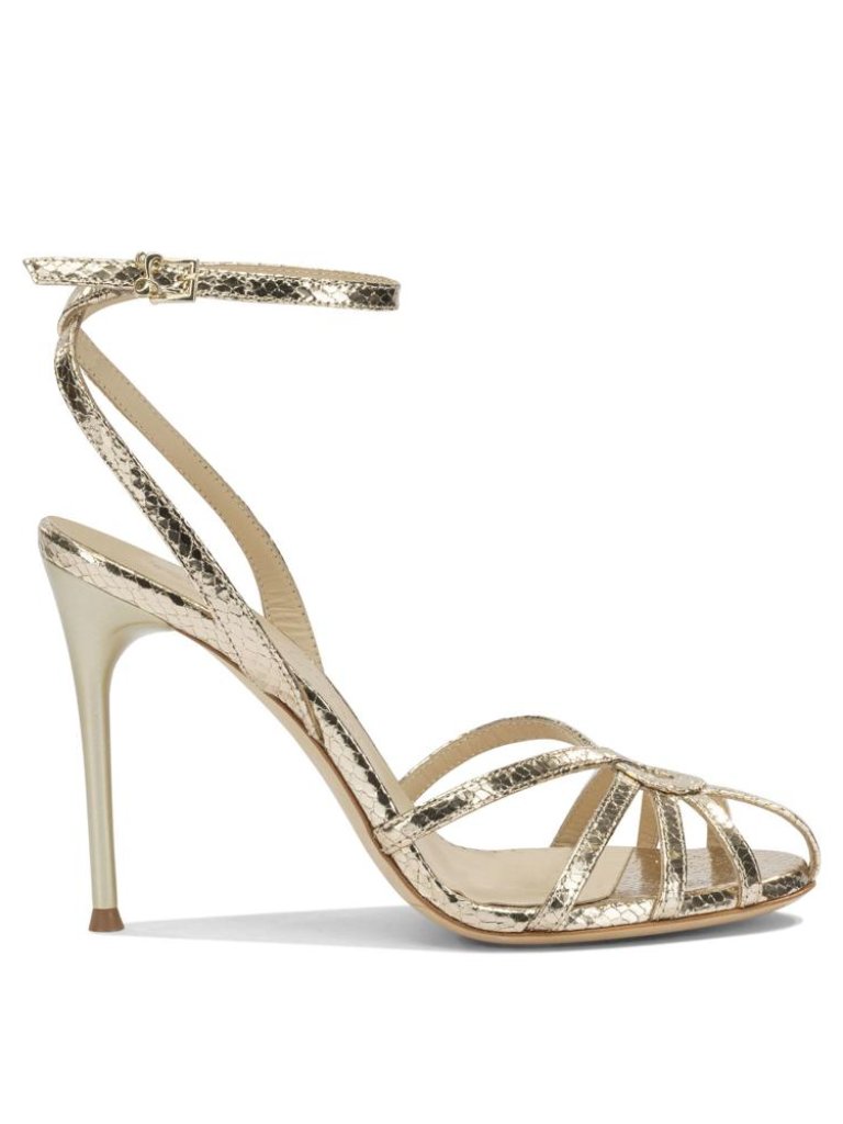 Sergio Levantesi 100mm Heeled Sandals It 37.5 Women